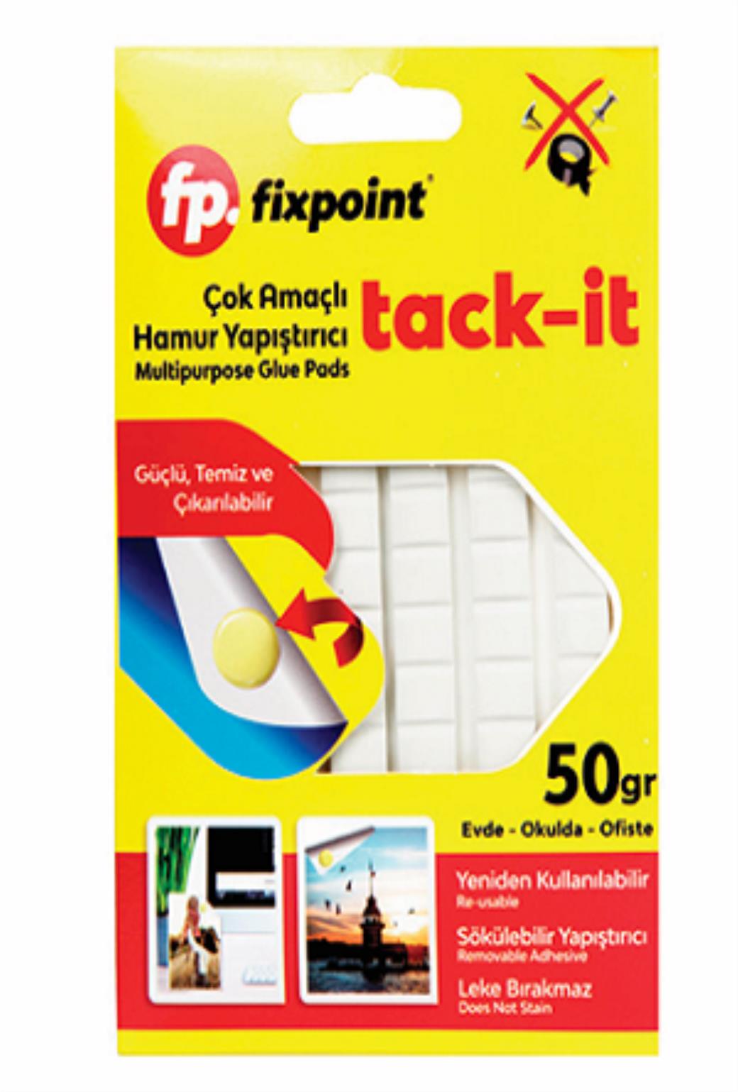 Fixpoint Tack-it Hamur Yapıştırıcı 50gr (12 Adet)