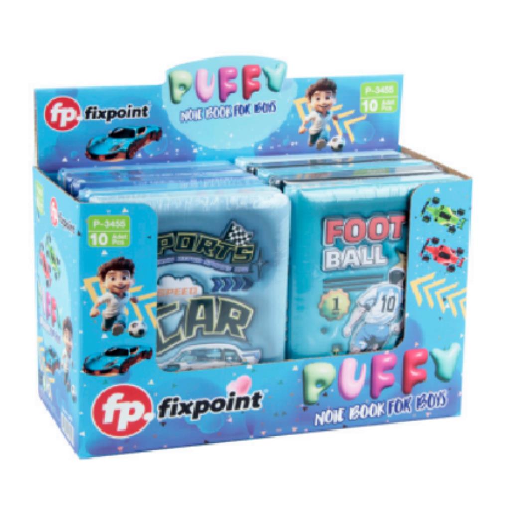 Fixpoint Not Defteri Puffy Kabartmalı Erkek (10 Adet)