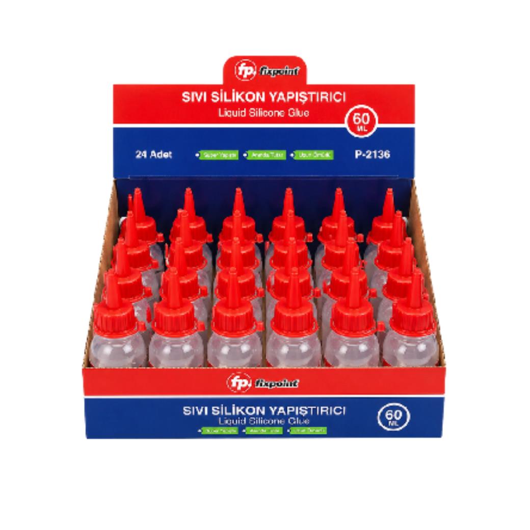 Fixpoint Sıvı Silikon Yapıştırıcı 60ml 24lü