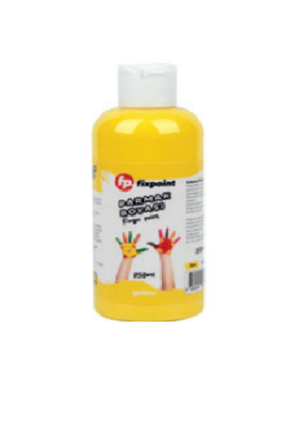 Fixpoint Sarı Parmak Boya 250ml (12 Adet)