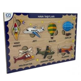 Ca Games Ahşap Puzzle Hava Taşıtları