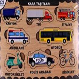 Ca Games Ahşap Puzzle Kara Taşıtları
