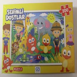 Ca Games Sevimli Dostlar Puzzle 200 Parça