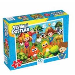 Ca Games Sevimli Dostlar Puzzle 100 Parça