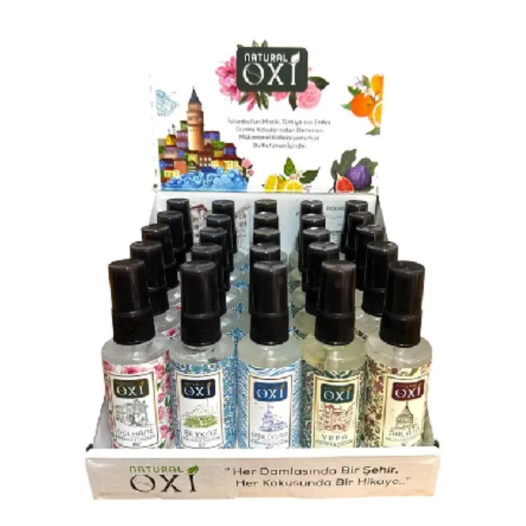 Oxi Natural Premium Kolonya 50ml - İstanbul Kokuları Koleksiyonu (25li Stand)