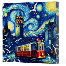 Van Gogh 1 Galata Çizgisiz Defter