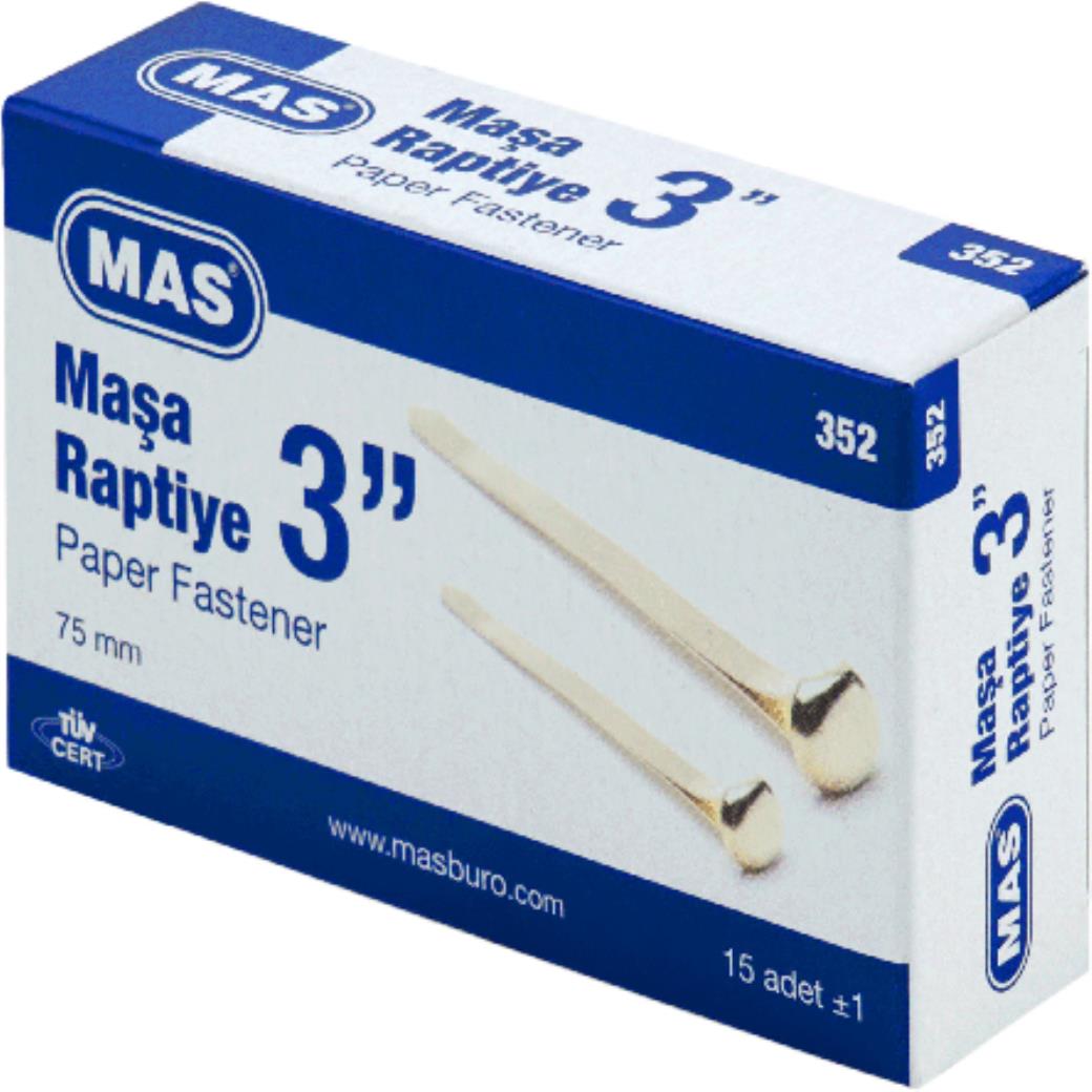 Mas Maşa Raptiye 75 mm No 15 (24 Adet)