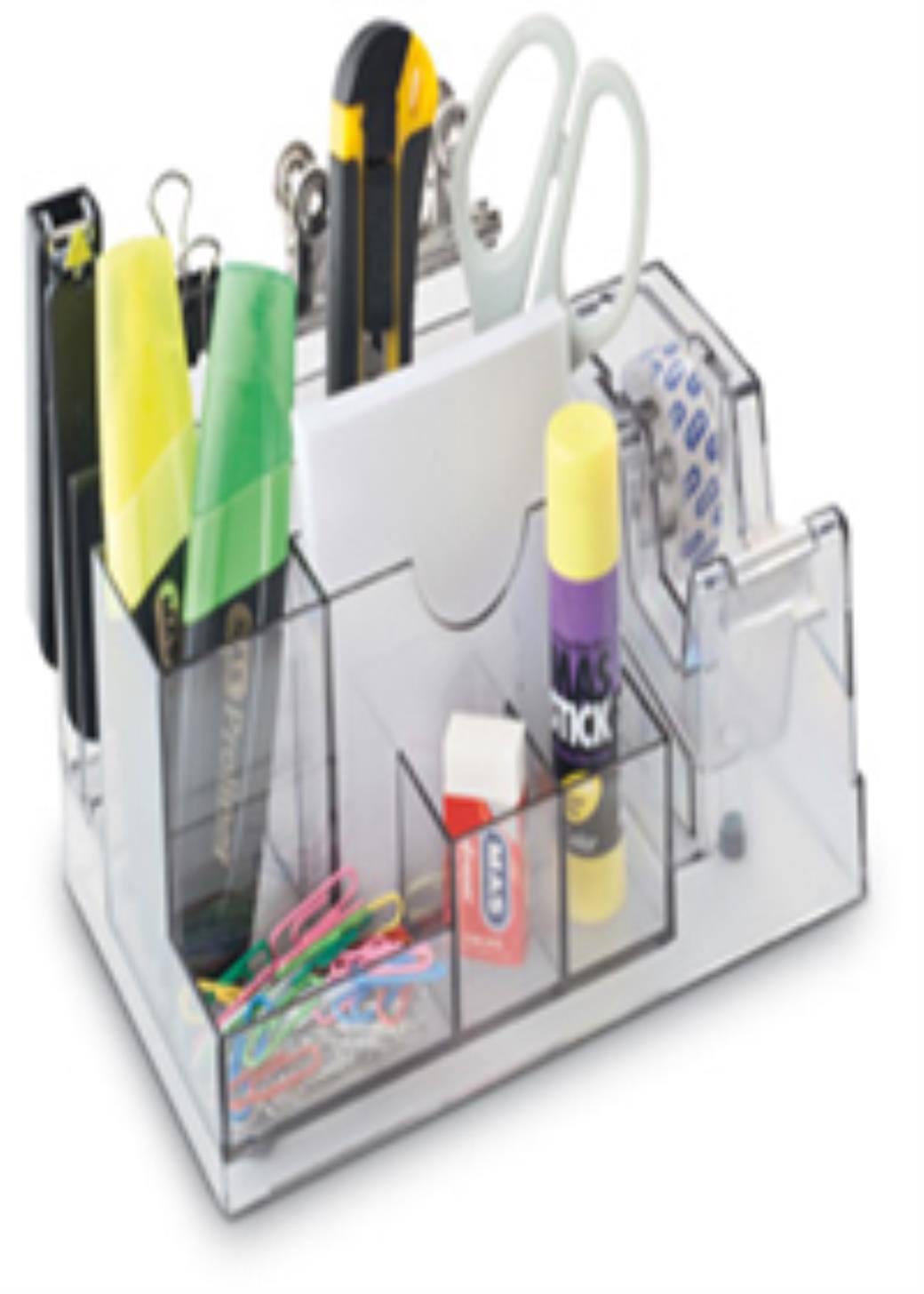 Mas Desk Organizer Bantlı (Şeffaf)