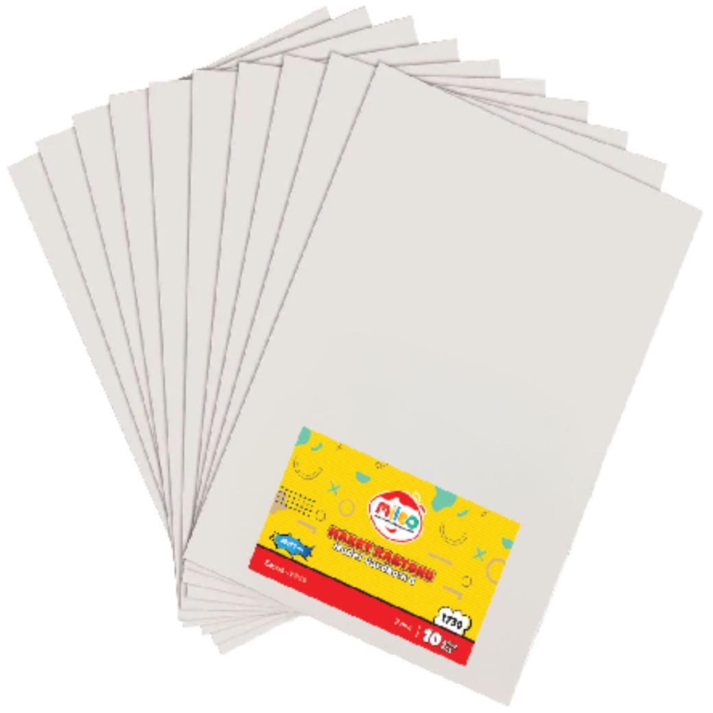 Mileo Maket Kartonu Beyaz 2mm 50x70 (10lu Paket)