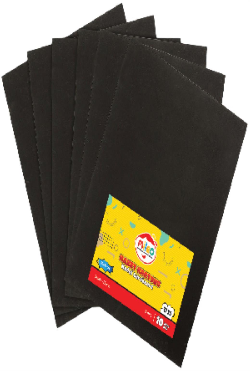 Mileo Maket Kartonu Siyah 3mm 50x70 (10lu Paket)