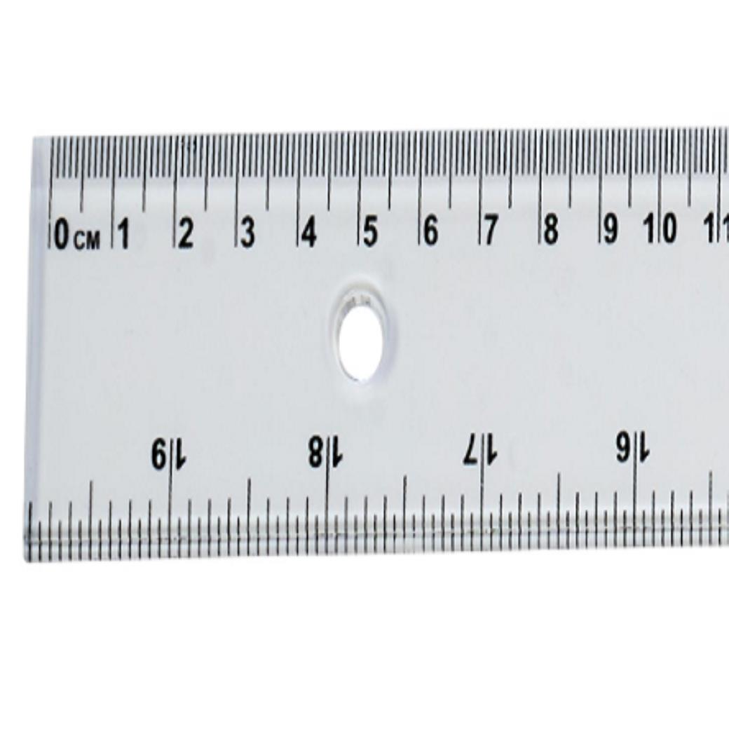 Mas Cetvel Şeffaf Plastik Geniş Tip 50 cm (24 Adet)