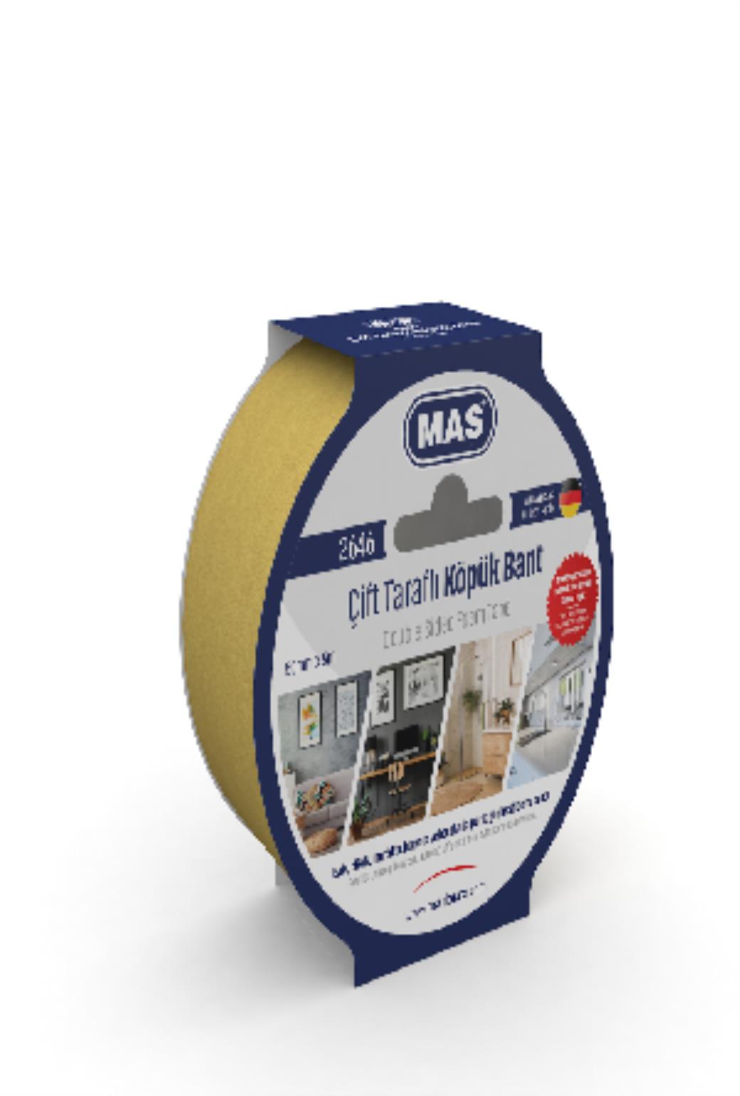 Mas Çift Taraflı Köpük Bant 50mm x 5m
