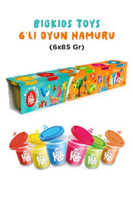 Bigkids Toys 6lı Oyun Hamuru (6x85 Gr)
