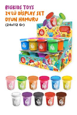 Bigkids Toys 24lü Display Kutu Oyun Hamuru (24x112 Gr)