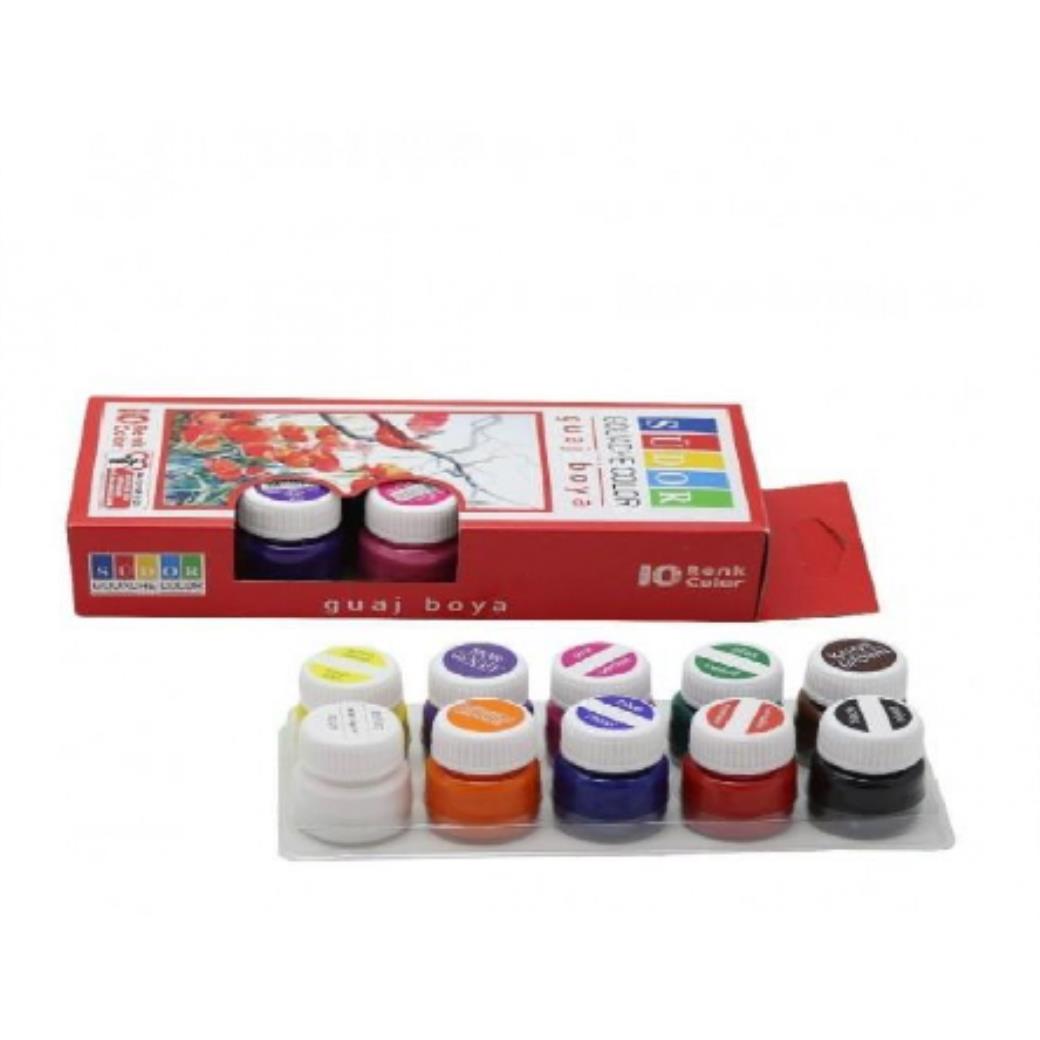 Südor Guaj Boya Set 10 Renk 20 ml