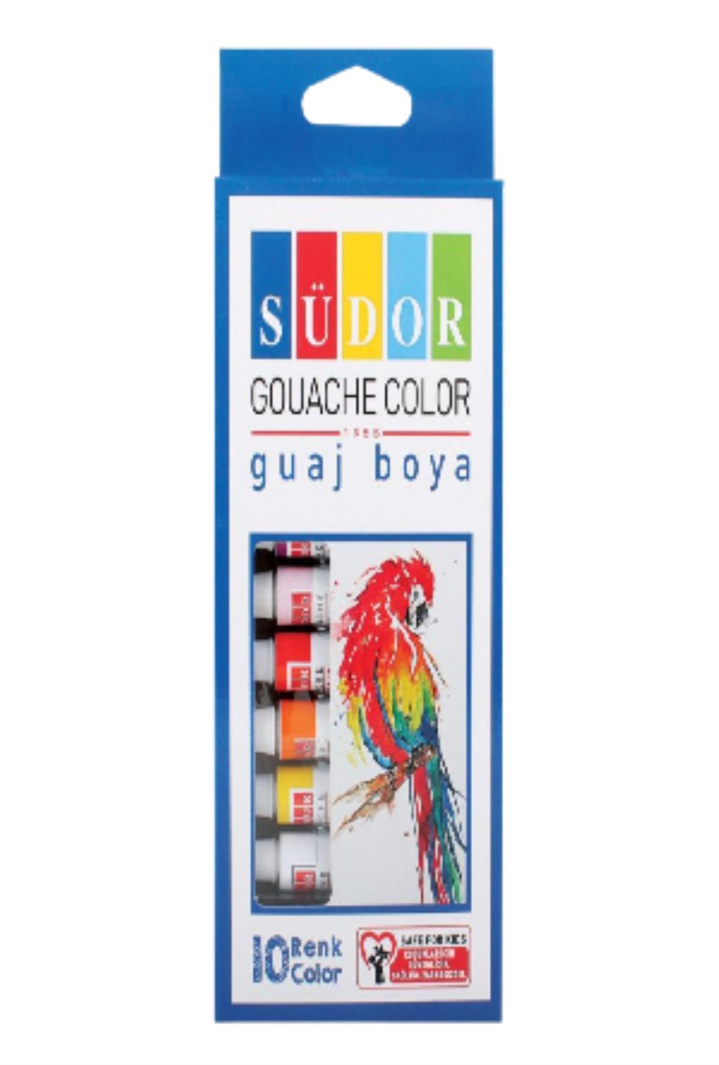 Südor Guaj Boya Set 10 Renk 9 ml