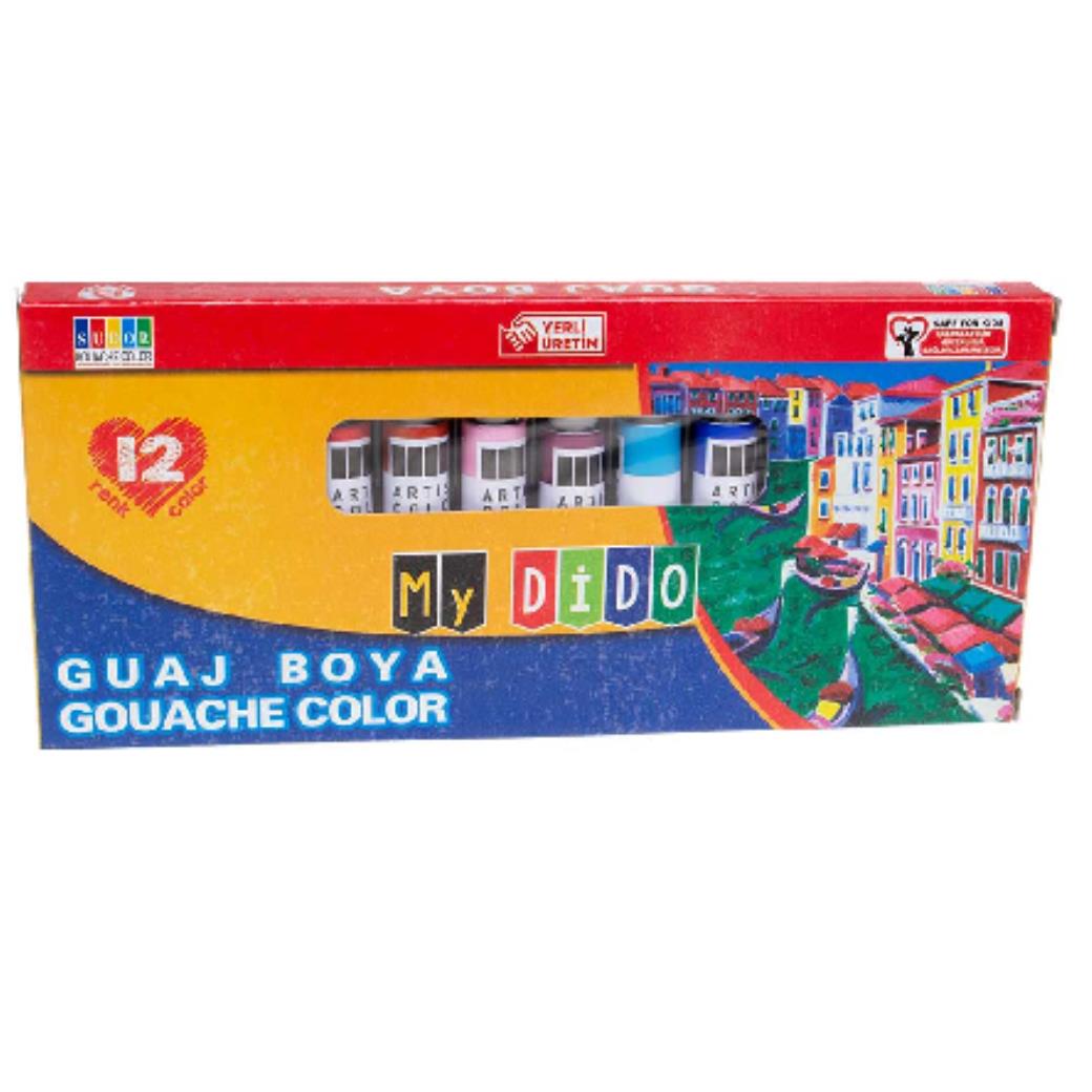 Südor Mydido Guaj Boya 12 Renk 9ml Tüp