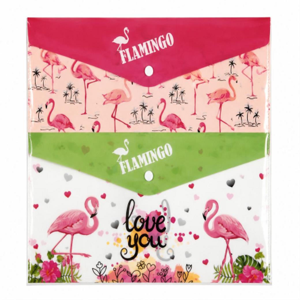 Südor Çıt Çıtlı Dosya Flamingo (12 Adet)