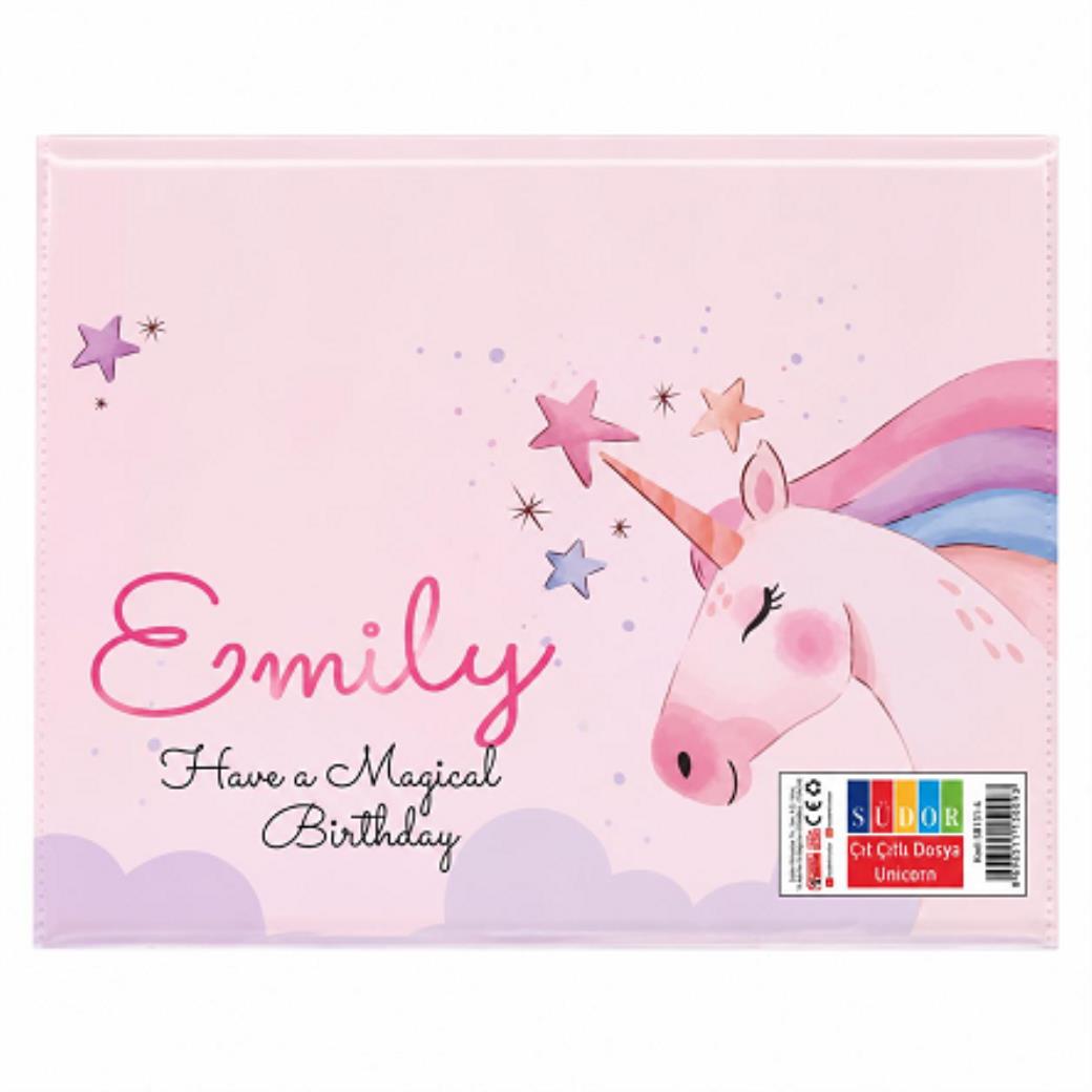 Südor Çıt Çıtlı Dosya Unicorn (12 Adet)