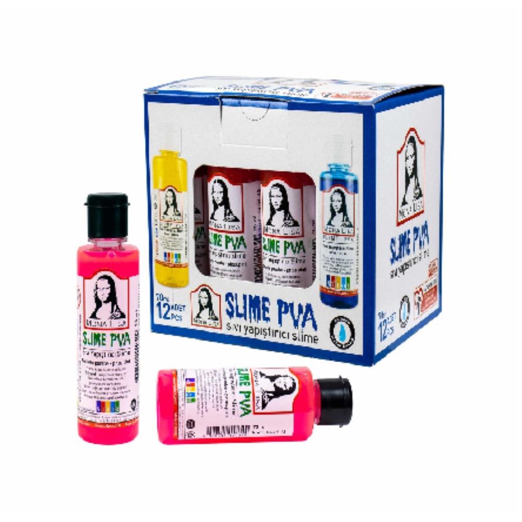 Südor Monalisa Sıvı Slime 70 ml Fosforlu Pembe (12 Adet)