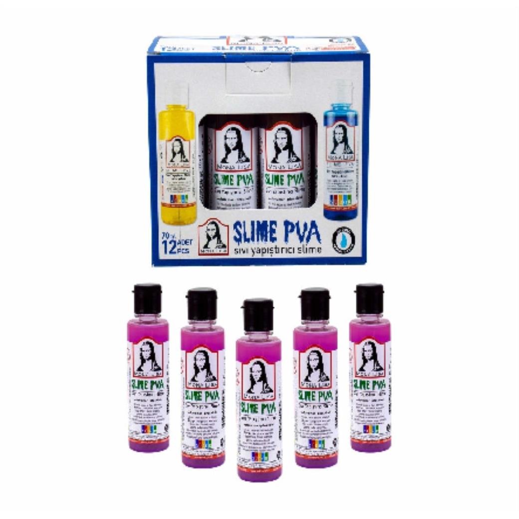 Südor Monalisa Sıvı Slime 70 ml Fosforlu Mor (12 Adet)