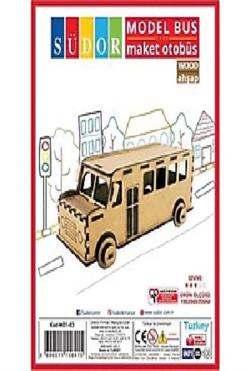 Südor Ahşap Maket Otobüs