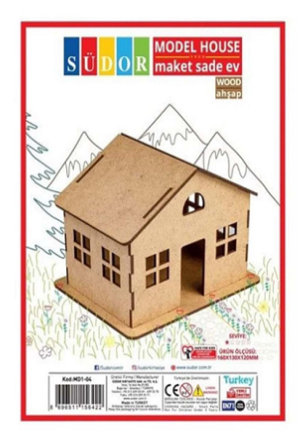 Südor Ahşap Maket Sade Ev