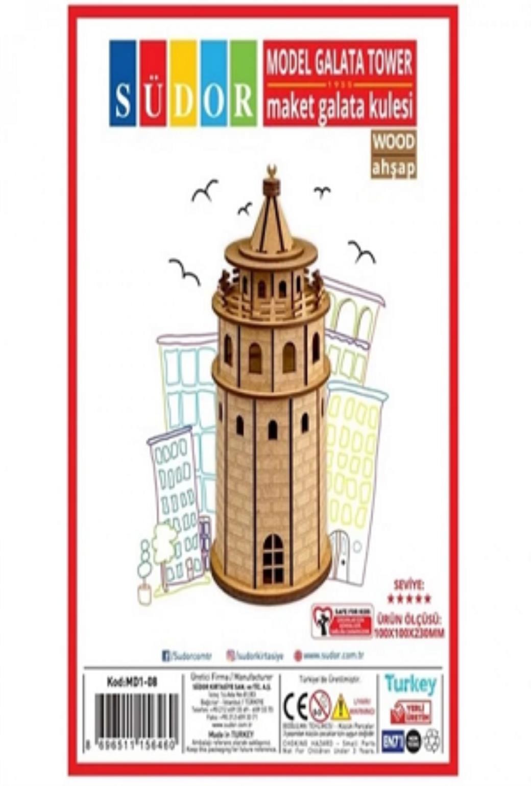 Südor Ahşap Maket Galata Kulesi