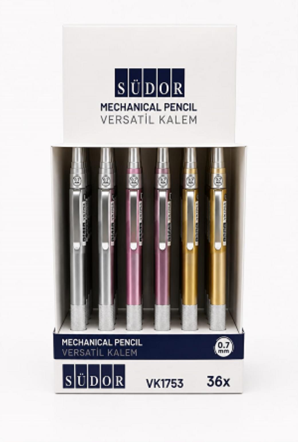 Südor Versatil Kalem 07 3 Renk Set (36 Adet)