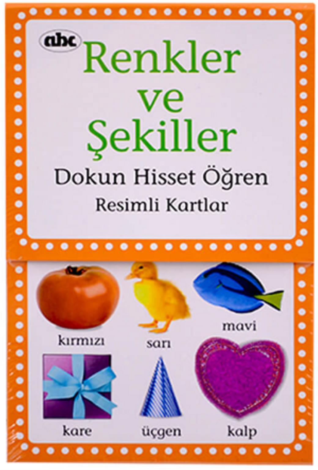 Dokun Hisset Öğren Renkler ve Şekiller (Resimli Kartlar)