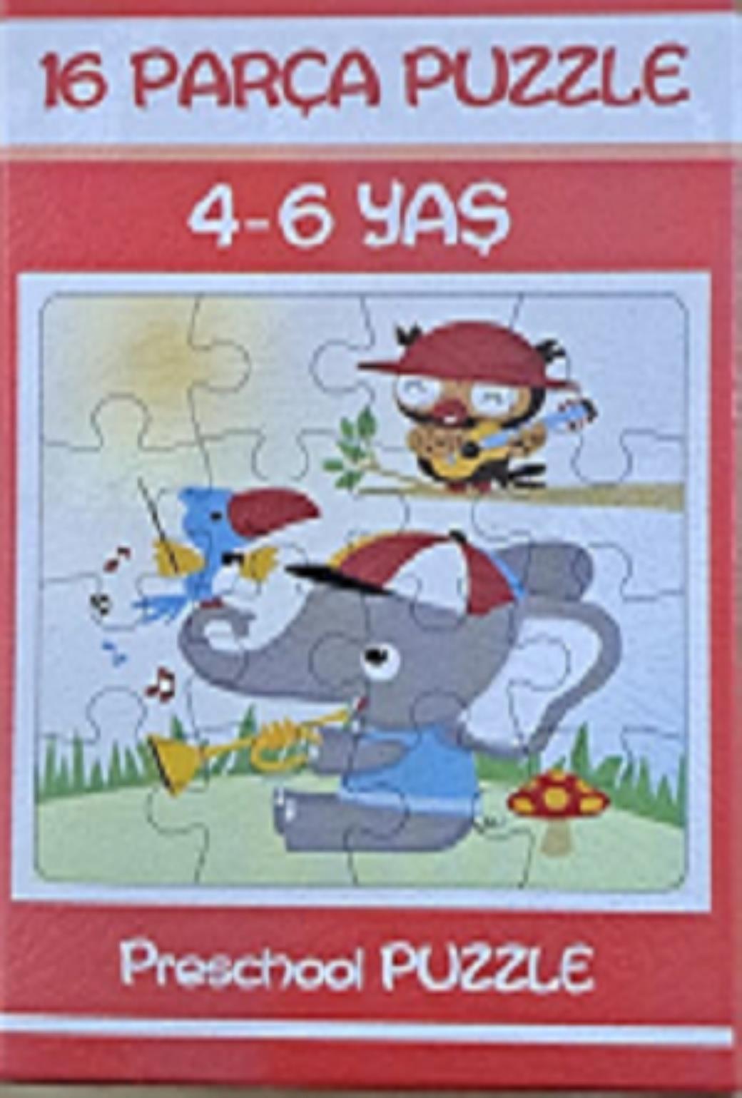 16 Parça Okul Öncesi Puzzle