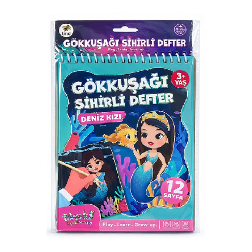 Lino Gökkuşağı Sihirli Defter Deniz Kızı