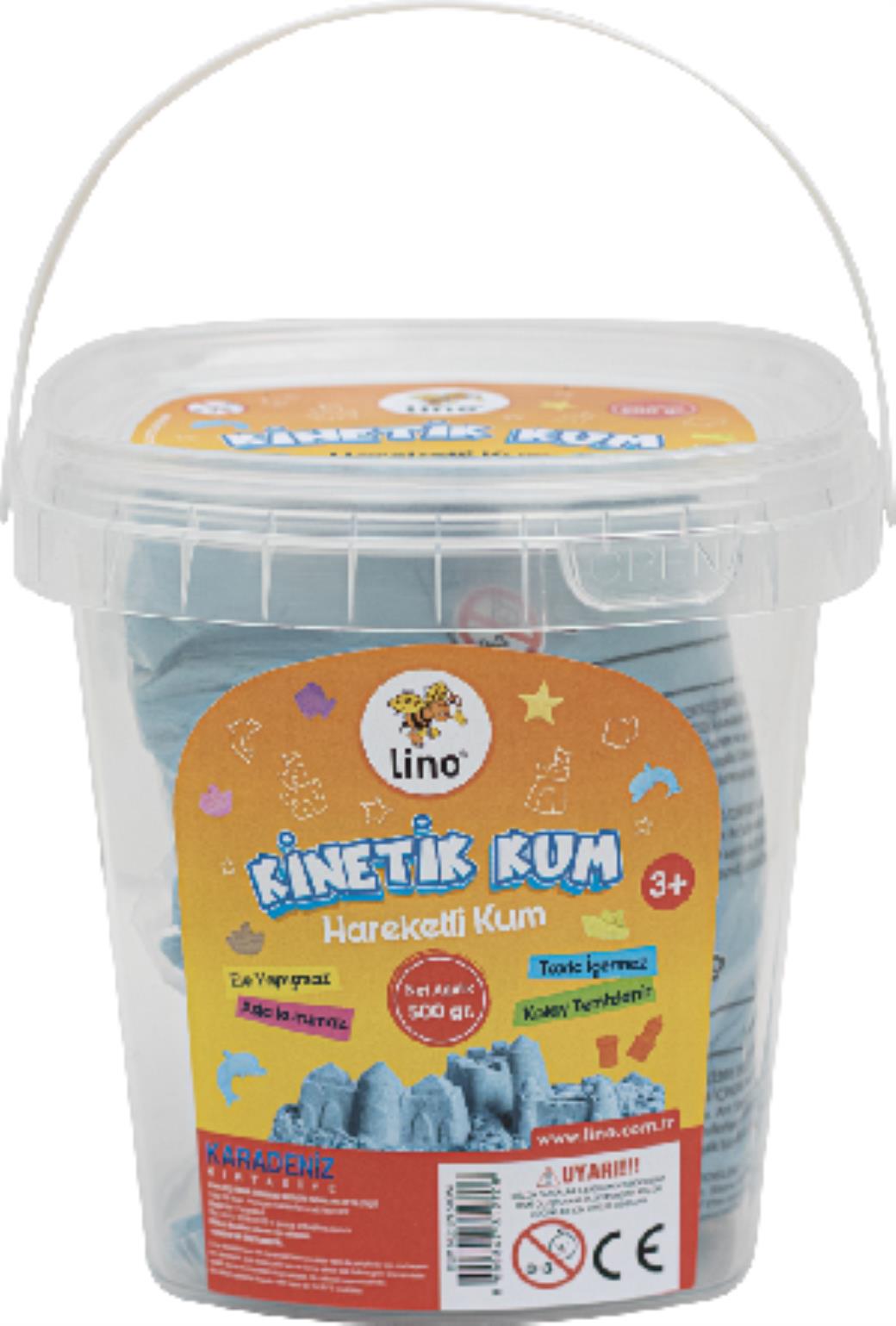 Lino Kinetik Kum Mavi Kova 500gr