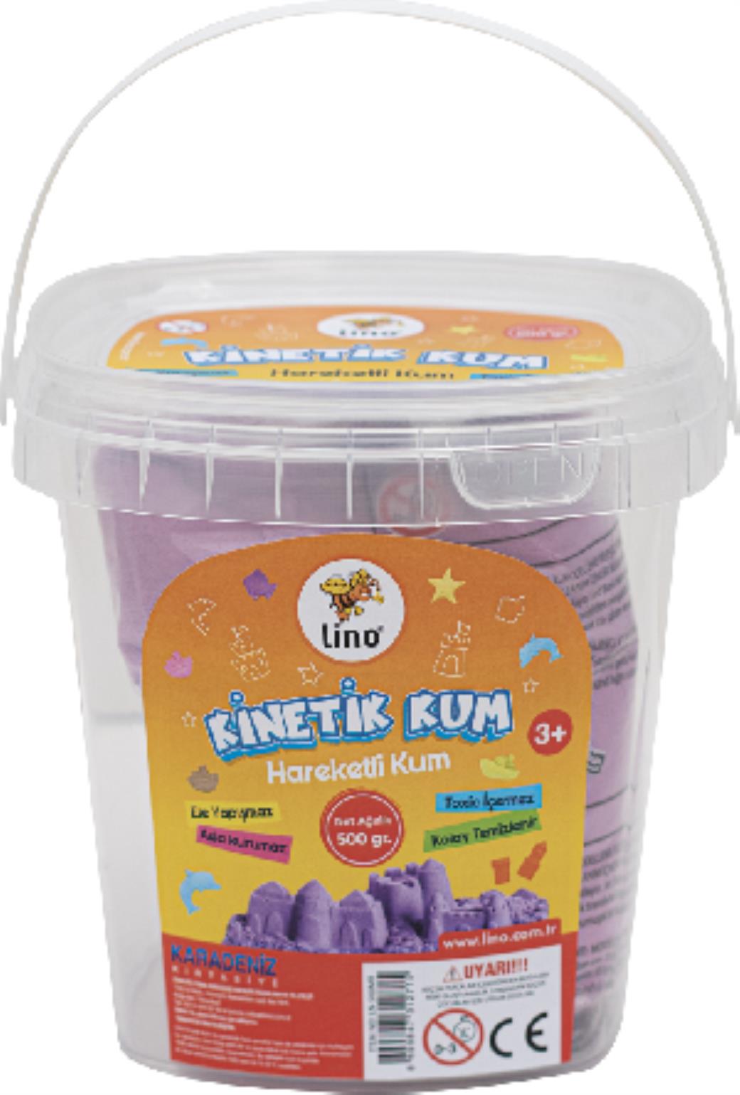 Lino Kinetik Kum Mor Kova 500gr