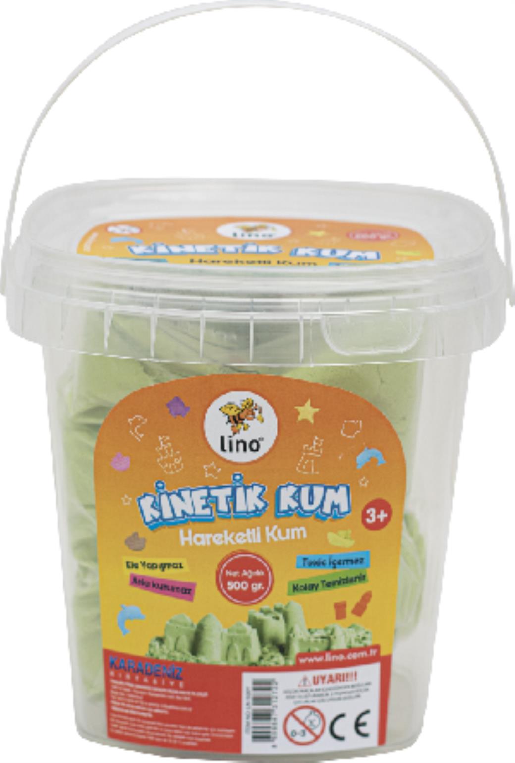 Lino Kinetik Kum Yeşil Kova 500gr
