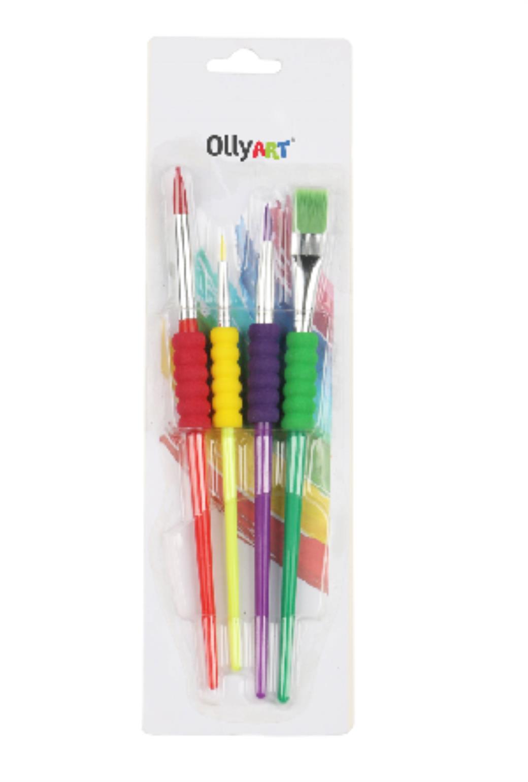 Ollyart Blisterli Fırça Seti 4lü