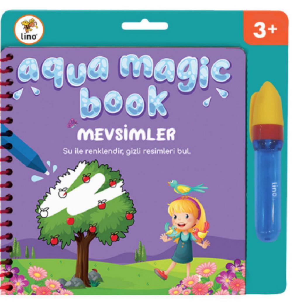 Lino Aqua Magic Book Mevsimler (Sihirli Boyama Kitabı)