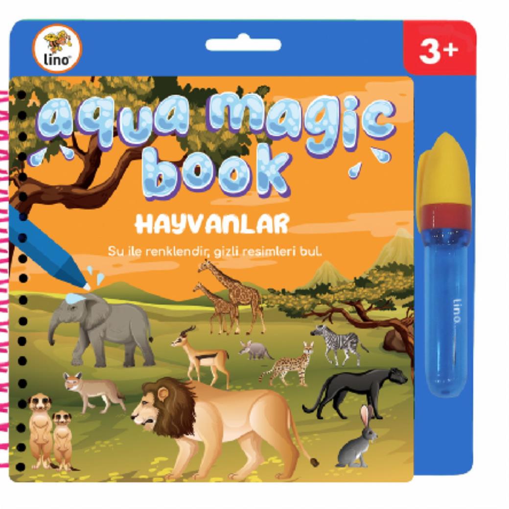 Lino Aqua Magic Book Hayvanlar (Sihirli Boyama Kitabı)