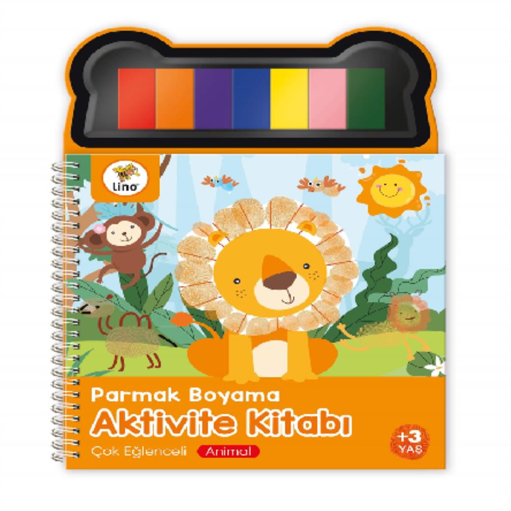 Lino Parmak Boyama Aktivite Kitabı Animal