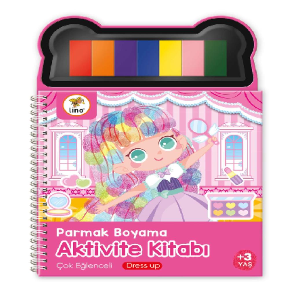 Lino Parmak Boyama Aktivite Kitabı Dress Up