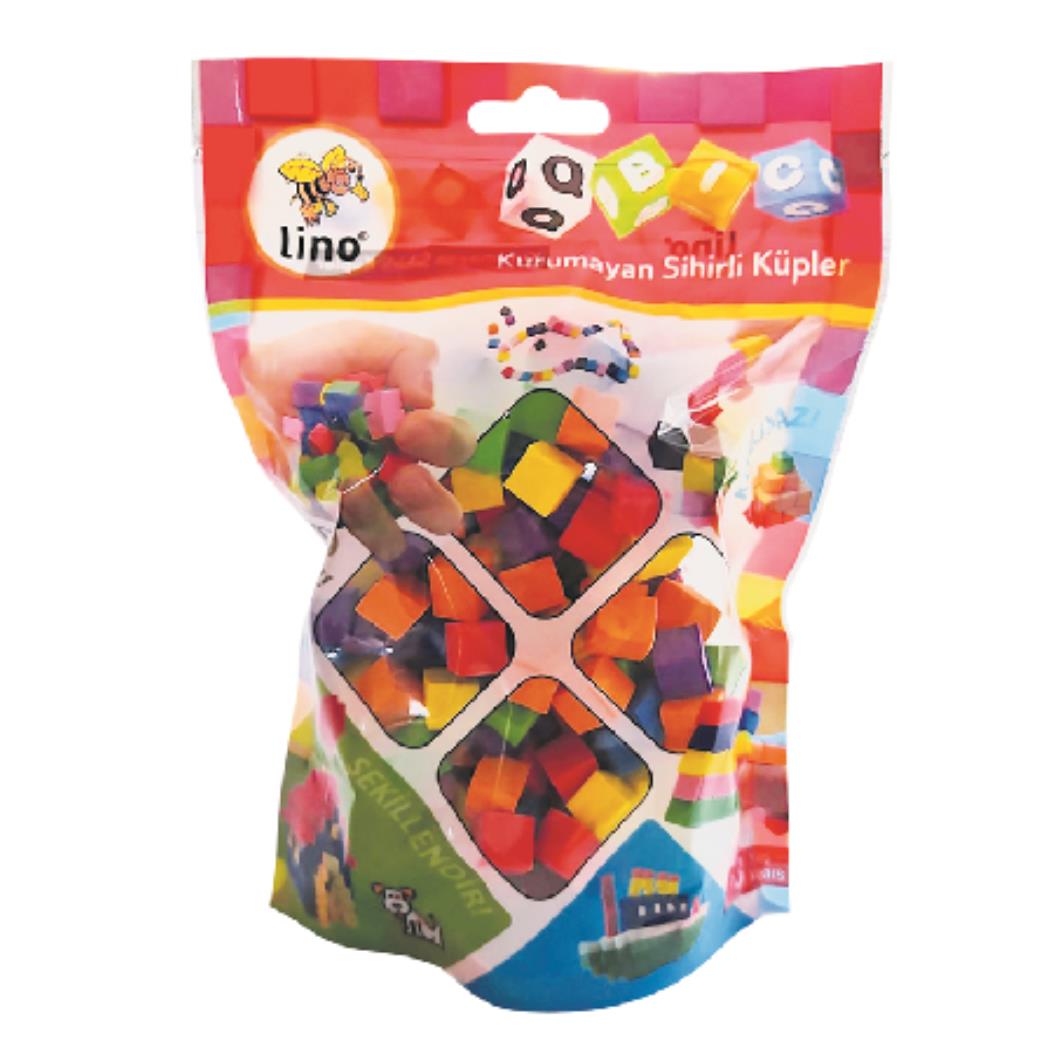 Lino Qbic Kurumayan Sihirli Küpler Kilitli Paket 6 Renk 20gr