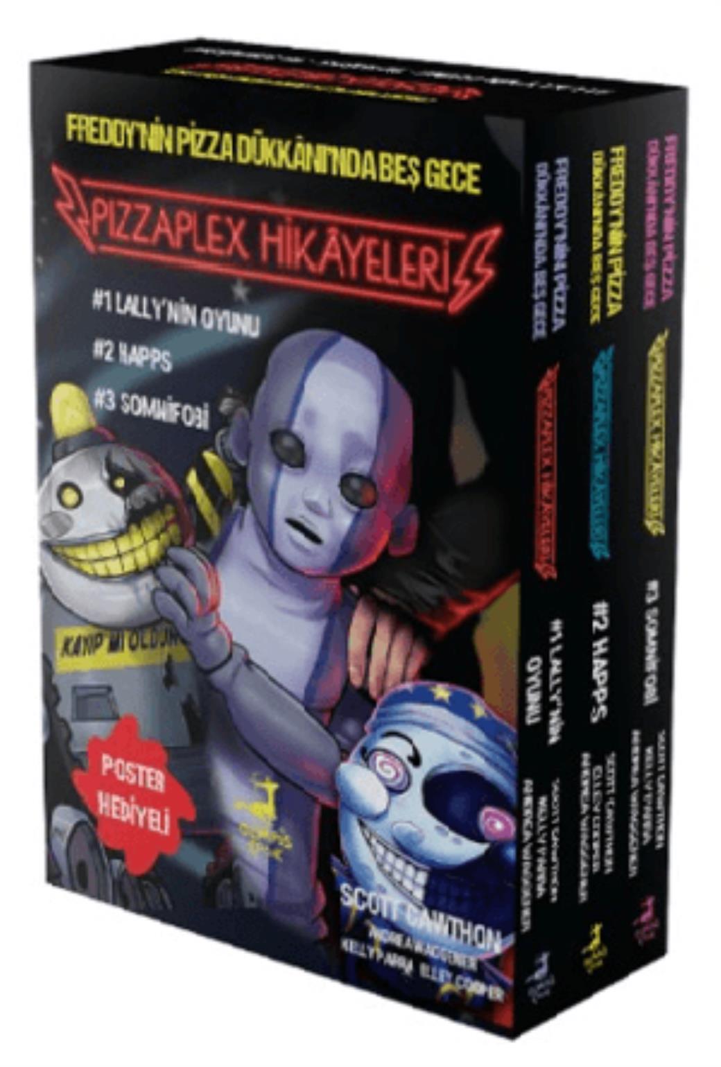 Pizzaplexten Hikayeler 3 Kitaplık Kutulu Set Freddynin Pizza Dükkanında Beş Gece