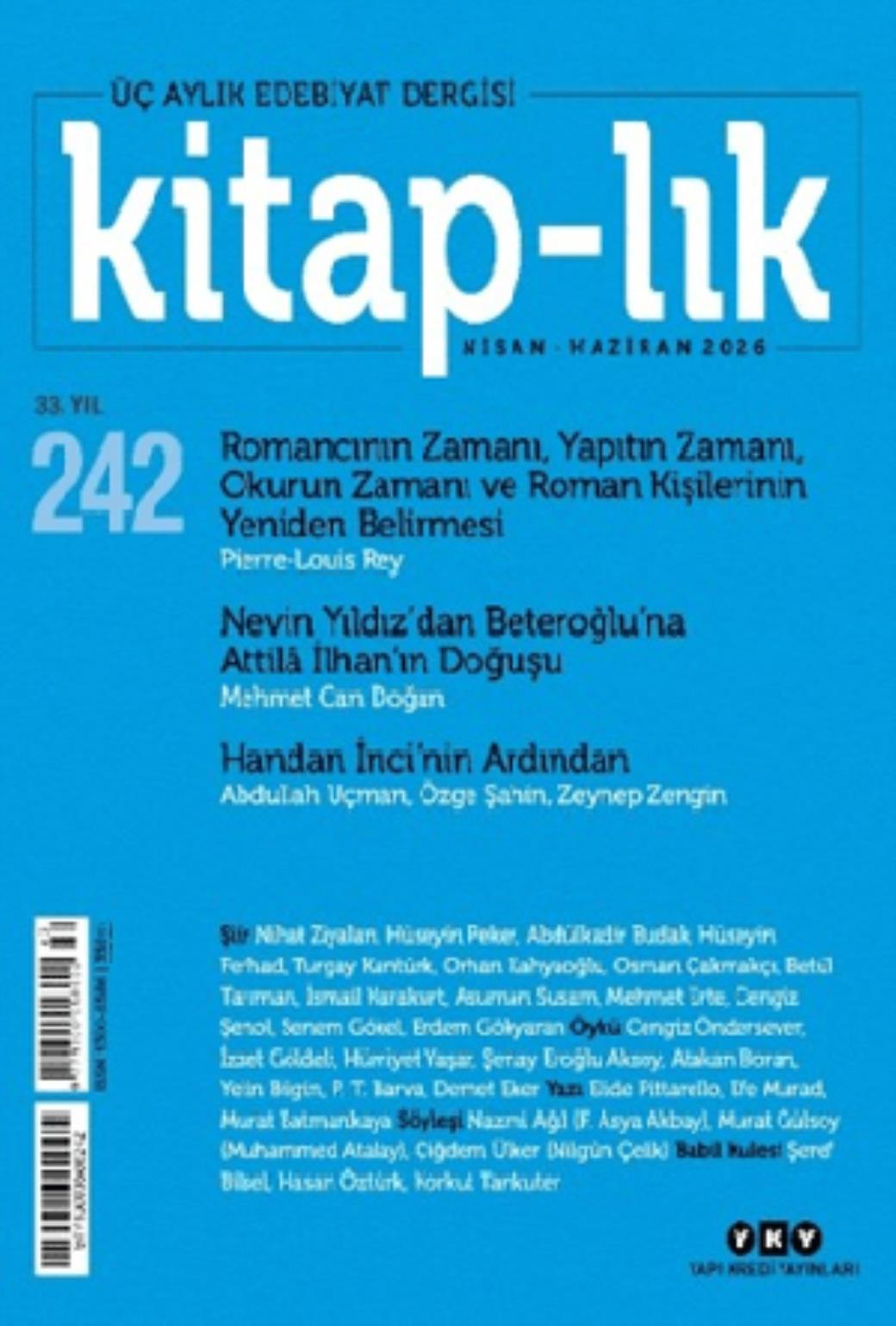 Kitaplık Dergisi Sayı 242 Nisan Haziran 2026