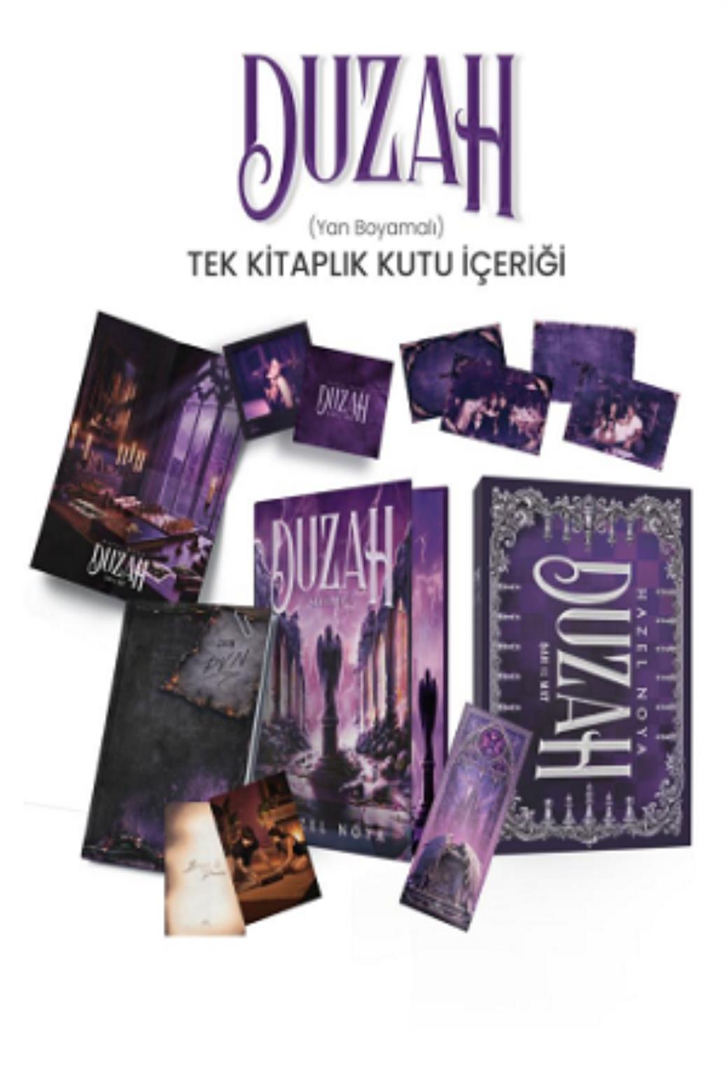 Duzah 3 Şah ve Mat Tek Kitaplık Kutu (Ciltli Yan Boyamalı)