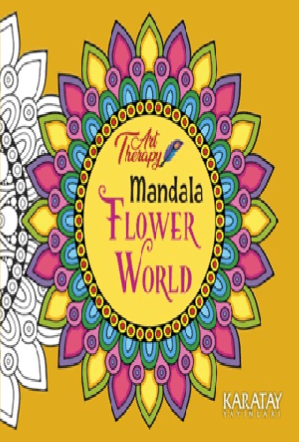 Art Therapy Mandala Flower World