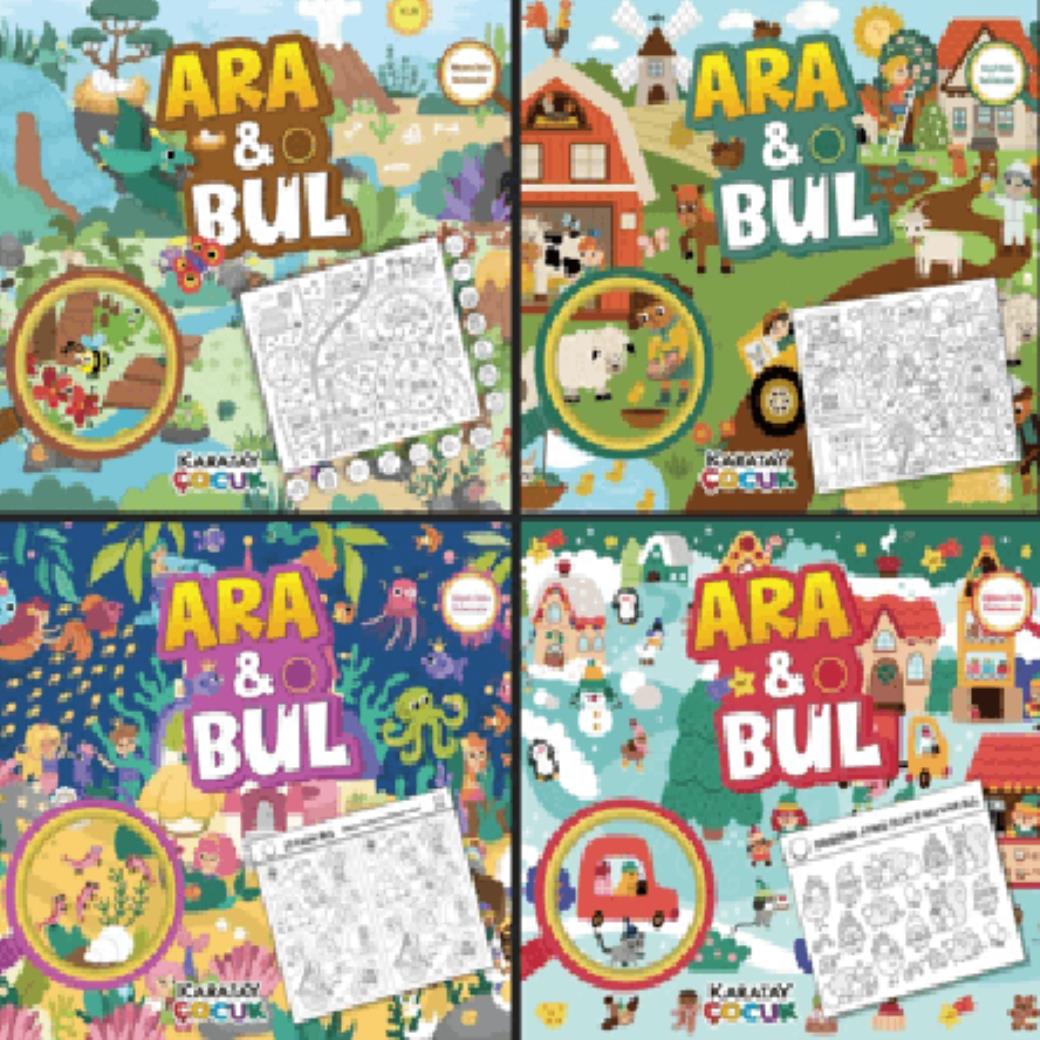 Ara ve Bul Gizli Resimleri Bul 4lü Seri