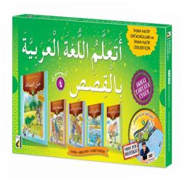 Hikayelerle Arapça Öğreniyorum - Seviye 4 (5 Kitap+dvd+4 Poster)