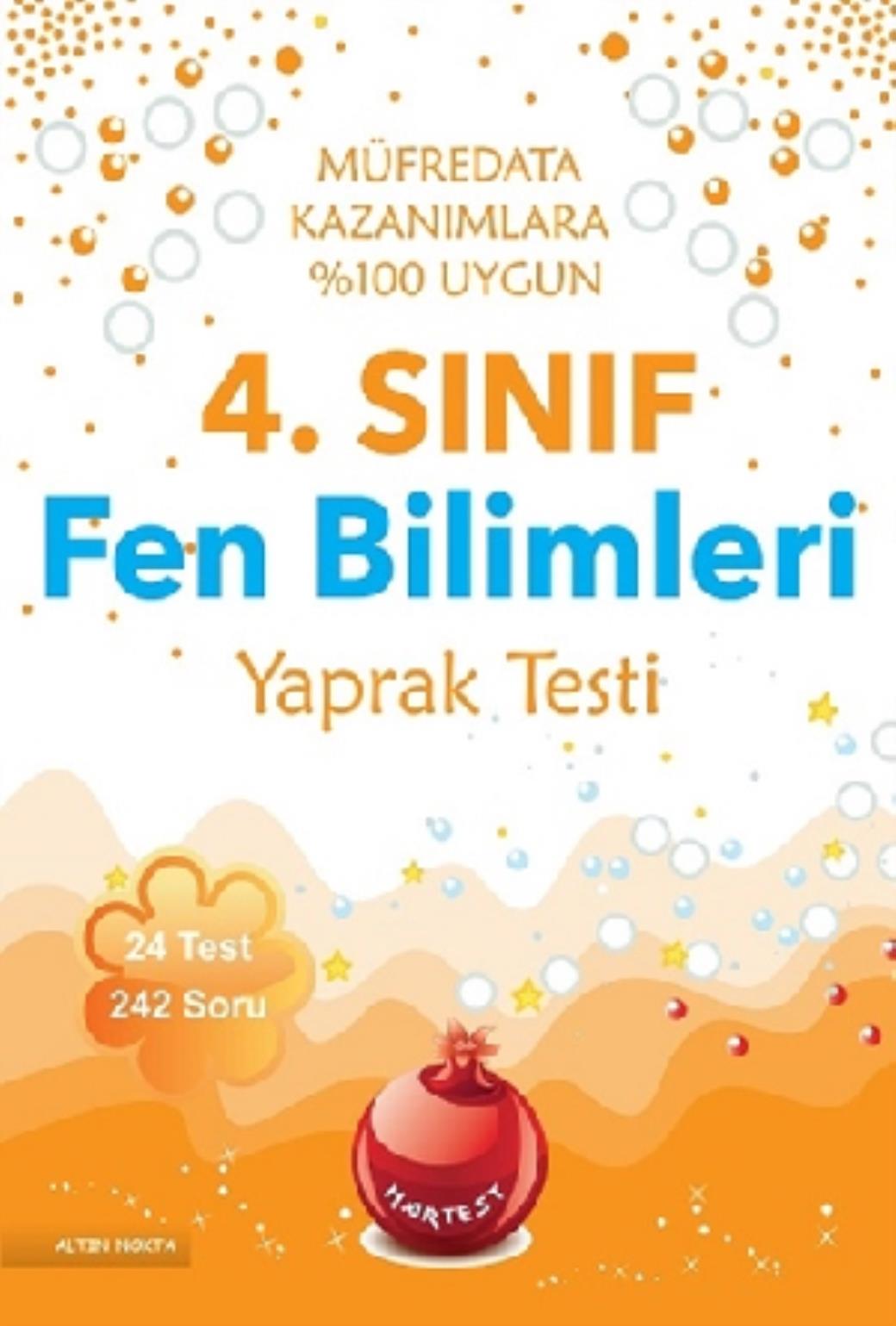 Nartest 4. Sınıf Fen Bilimleri Yaprak Testi