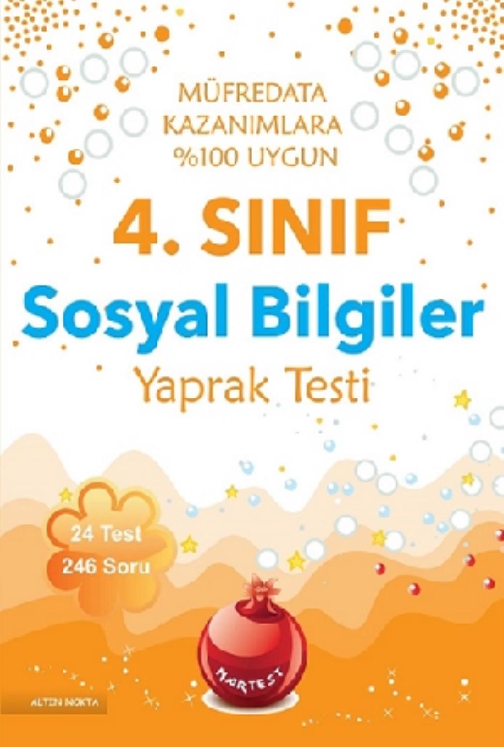 Nartest  4. Sınıf Sosyal Bilgiler Yaprak Testi