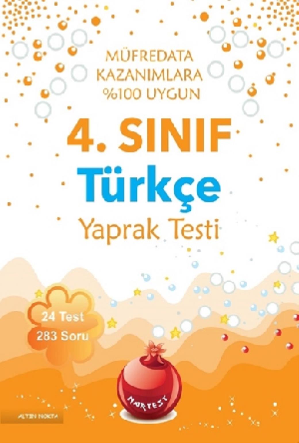 Nartest  4. Sınıf Türkçe Yaprak Testi
